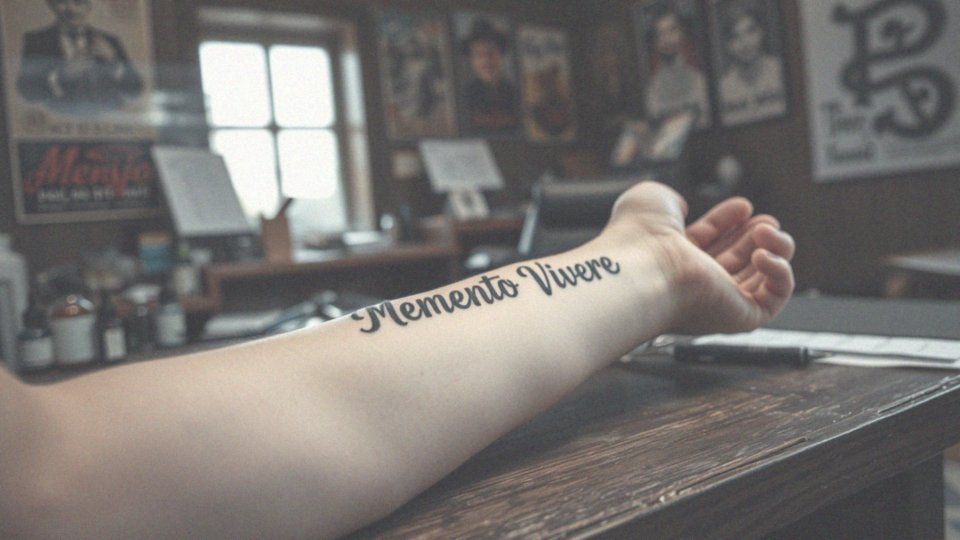 Jak tatuaż Memento Vivere odnosi się do filozofii życia?