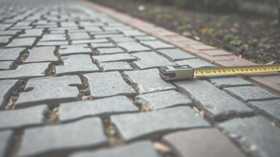Jak obliczyć optymalny spadek na kostce brukowej?