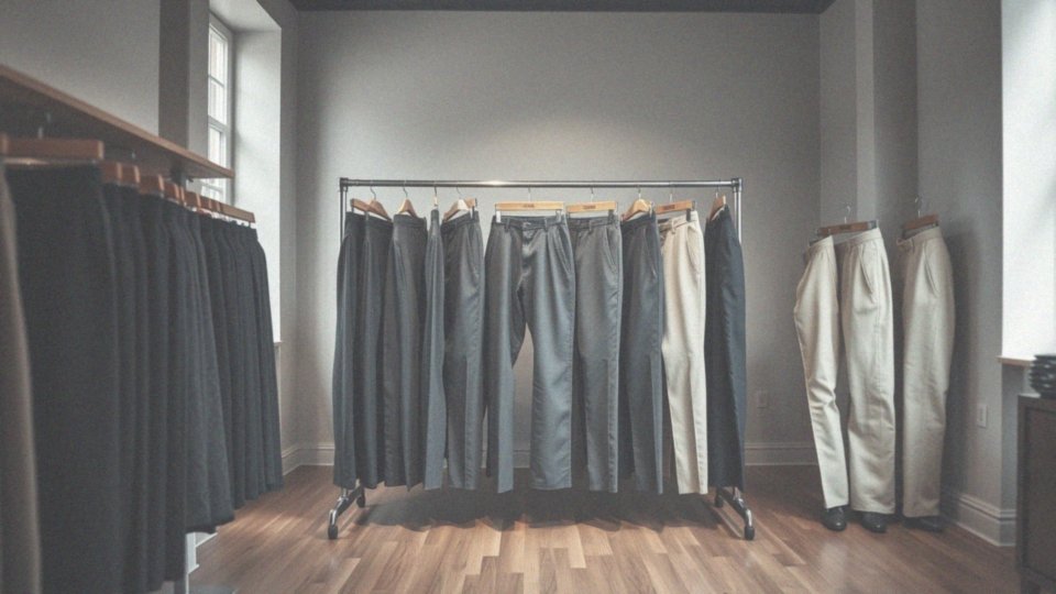 Jakie fasony spodni klasycznych pasują do eleganckich płaszczy męskich?